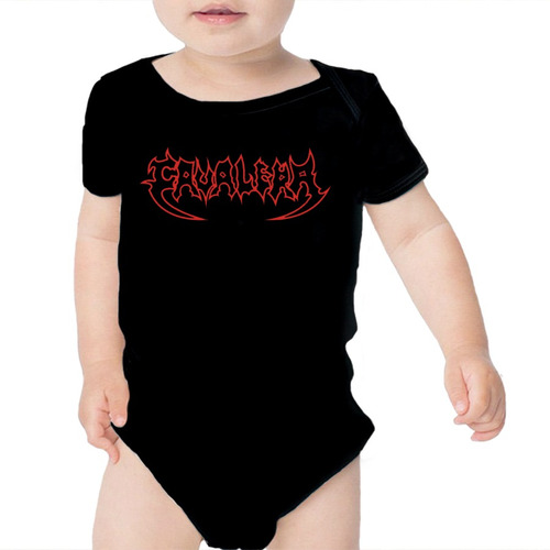 Body Infantil Cavalera Conspiracy Logo - 100% Algodão