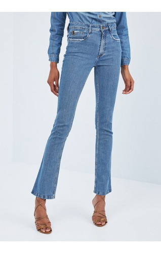 Imagem 1 de 3 de Calça Boot Cut Super High Jeans Lança Perfume 501cf004052