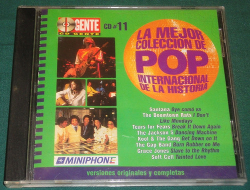 Coleccion Pop Internacional  Revista Gente Nro 11 Cd