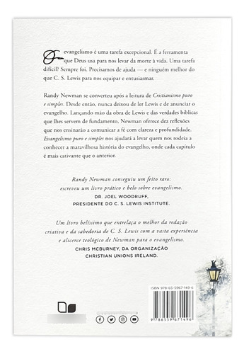 Evangelismo Puro Simples Cs Lewis Livro Discipulado Cristão