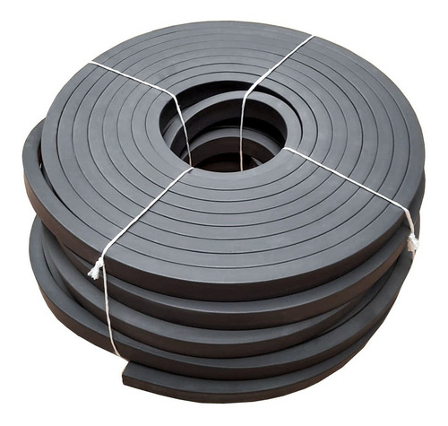 Hule Esponjoso Epdm Solera De 3/4  X 3/4  Rollo De 50m