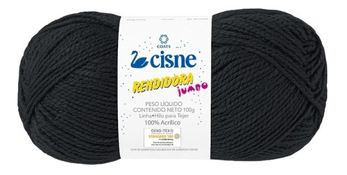 Imagen 2 de 3 de Lana Cisne Rendidora Jumbo Por 5 Ovillos = 500gr Por Color