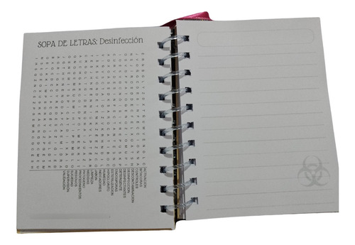 Libreta Rayada A6 Bioseguridad 90 Hojas 14x10.8 Cm