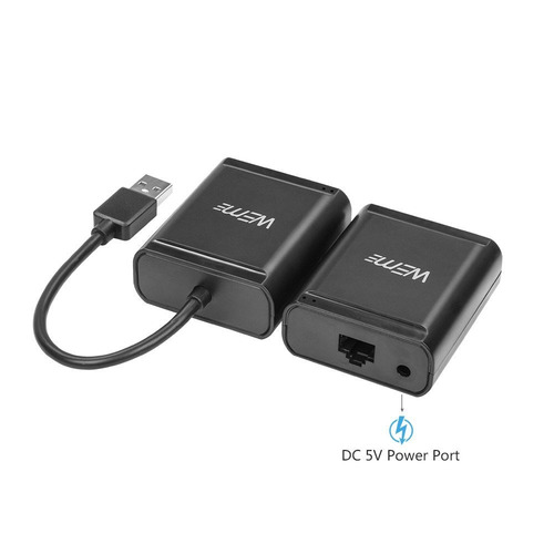 Weme Extensor Usb, 4 Puertos Usb 2.0 Hub Ethernet Extender S