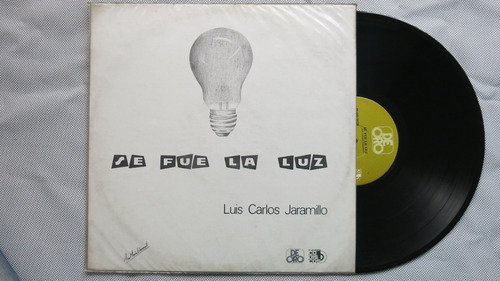 Vinyl Lp Acetato Se Fue La Luz Luis Carlos Jaramillo Cumbia