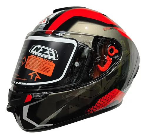 Casco Integral Nzi Trendy Metal Red- City Motor