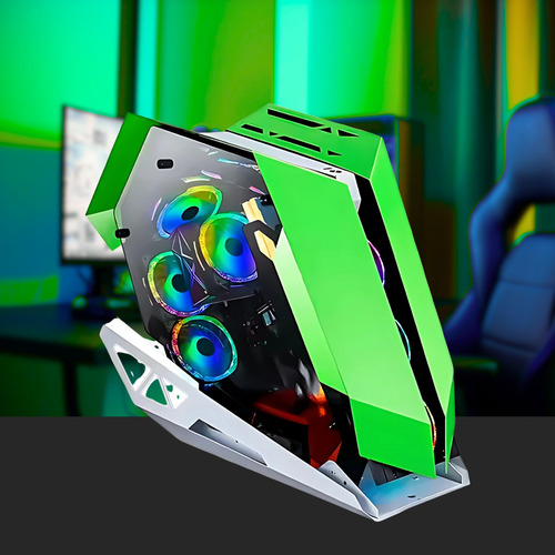 Gabinete Para Gamer Aitek Delta-viper Ga Atx Micro-atx Cor Verde