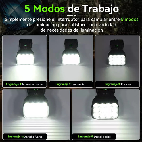 Luz Bicicleta Recargable Delantera Traser 12 Led Y Claxon