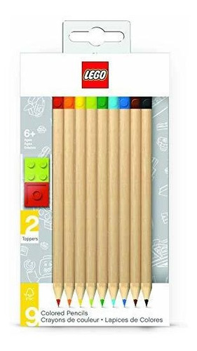 Papelería Lego, Lápices De Colores (paquete De 9)