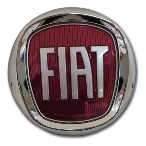 Emblema Vermelho Grade Dianteira Fiat 51804366