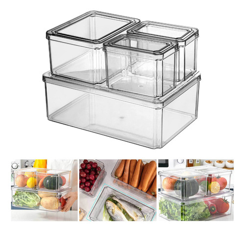 T Caja De Almacenamiento Del Refrigerador Del Conjunto B