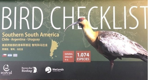Bird Checklist: Chile - Argentina - Uruguay