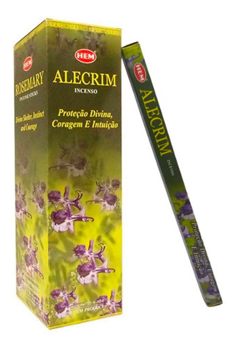 Incenso Natural Hem - Alecrim 8 Varetas