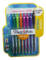 Comprar Boligrafo Paper Mate Kilometrico 1.0mm Retractil 8 Colores C