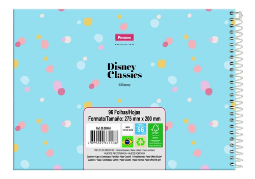 Imagem 3 de 3 de Caderno Cartografia E Desenho Mickey Mouse E Doorables