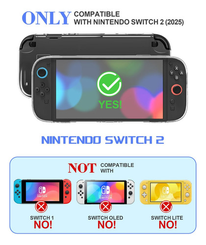Funda Protectora De Tpu Compatible Con Nintendo Switch 2