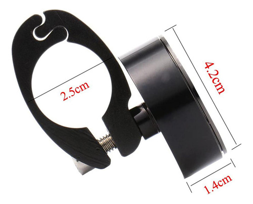 3 Reloj De Manillar De Motocicleta, Mini Reloj Digital A