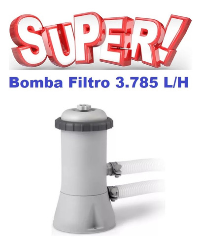 Bomba Filtrante Piscina Intex 3785 L/h 110v Filtro #28637