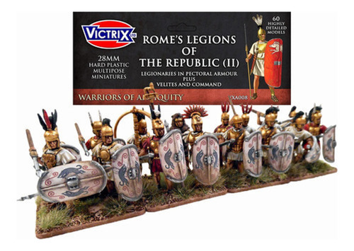 Caixa 60 Miniatura Rome's Legions Of The Republic Ii Victrix