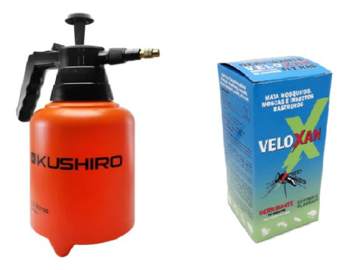 Pulverizador De Mano Kushiro 1,5 L A Bomba + Derribante 250