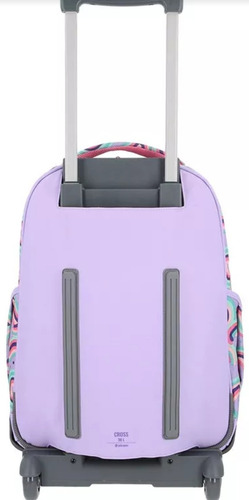 Mochila Xtrem Cross 38 Litros Con Ruedas, Escolar