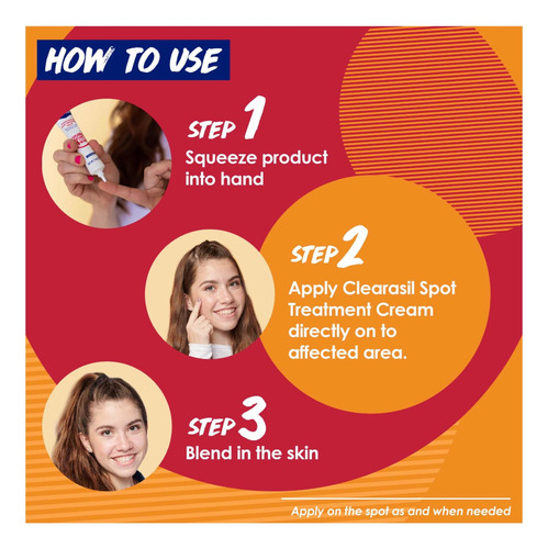 Clearasil Acne Rapid Rescue Maximum Strength 4 Horas 28g 1oz