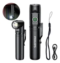 Comprar Philips Linterna Tactica Linternas Potentes Led Recargable Impermeable 350lm 10w Brillo Fuerte Alcance Luz Blancasúper Largo Esencial Para La Pesca Al Aire Libre Negro Aleación De Aluminio Sfl-2201