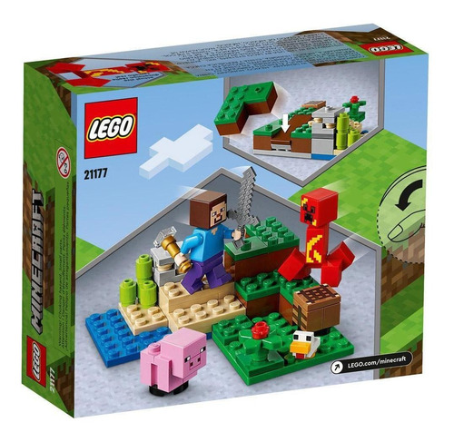 Lego Minecraft A Emboscada Do Creeper 21177 72peças