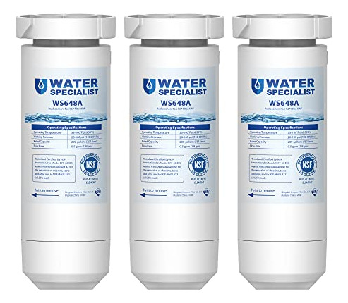 Filtro De Agua Para Heladera Waterspecialist Xwf Nsf Cer