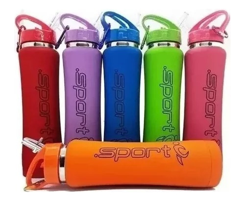 Imagen 2 de 5 de Botella Térmica Deportiva Termo Acero Inoxidable Sport 500ml
