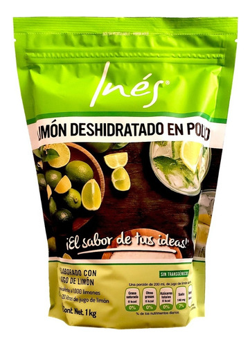 Limón En Polvo 5 Kilogramos Marca Ines