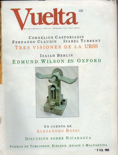 Revista Vuelta - Nro. 135 - Octavio Paz Director (0j)
