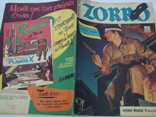 Zorro Nº 20 De 1963 Ebal Coleção Gibi Raro Antigo Excelente
