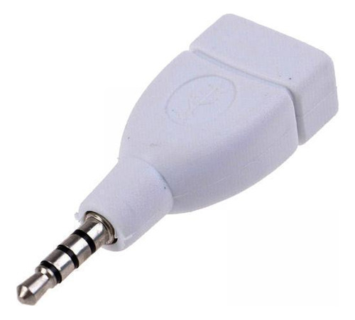 2 Conector Macho De 3,5 Mm Para Coche A Usb 2.0 Adaptador De