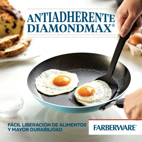 Farberware Easy Clean Batería Antiadherente 12p Azul