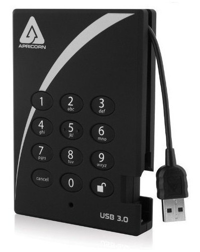 Apricorn Aegis Padlock 256 Gb Usb 3.0 Ssd 256 Bit