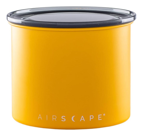 Recipiente De Café Planetary Design Airscape De Acero Inoxidable Con Tapa Hermética Patentada Que Elimina El Aire Para Preservar La Frescura De Alimentos Y Café.