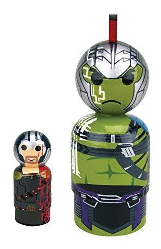 Bif Bang Pow! Figura De Madera Ragnarok Thor Y Hulk Pin Mate