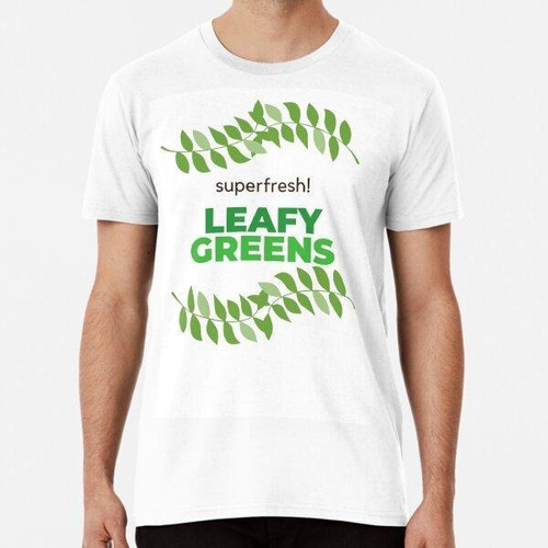 Remera Superfresh Leafy Greens - Typography  Algodon Premium