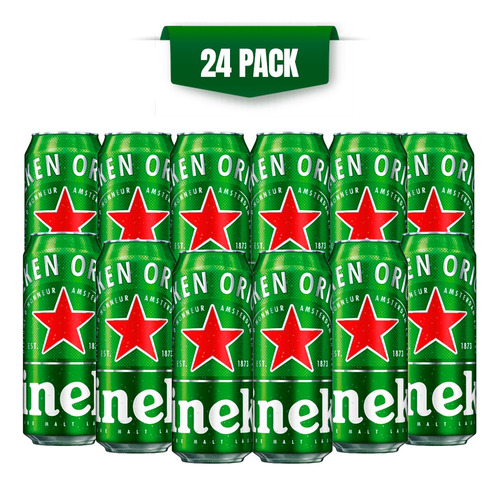 Cerveza Premium Heineken 4x6 Lat 16oz