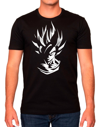 Polera Personalizada Goku Dragon Ball Z Frente/espalda