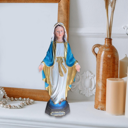 Madre Virgen María Estatuilla Estatua Sala De Estar Estable