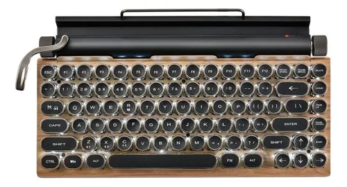 comprar Teclado De Máquina De Escrever Retro Sem Fio Bluetooth
