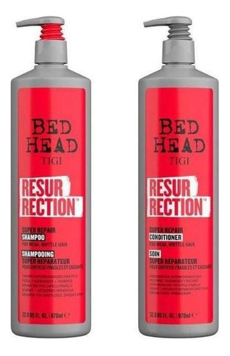  Shampoo E Condicionador Tigi Bed Head Resurrection 2x 970ml