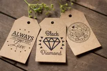 Comprar Etiquetas Kraft Personalizadas Para Bodas Marcas Bautizos
