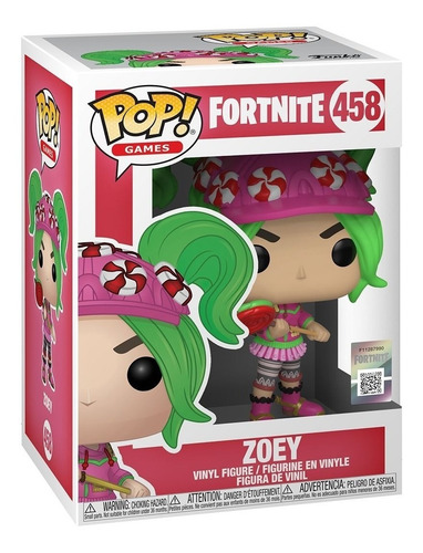 Figura Muñeco Funko Pop Fortnite Zoey 458