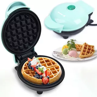 Máquina Pequeña Para Hacer Waffles Para Desayunos Redonda