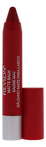 Lápiz Labial Revlon Matte Balm Striking Con Triple Mantequil