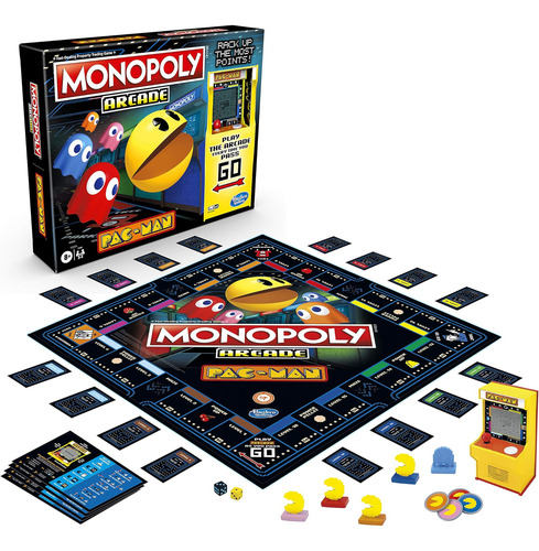 Jogo De Tabuleiro Monopoly Arcade Pac-man Para Crianças De 8
