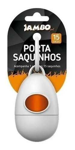 Porta Saquinhos Jambo P/ Cata Caca C/ 1 Rolo Friend Branco
